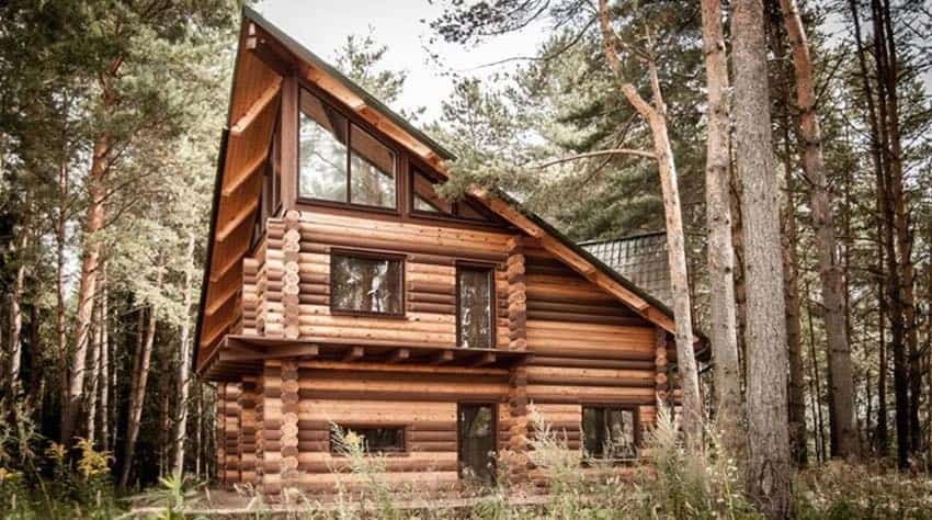 Maison en bois en Canada
